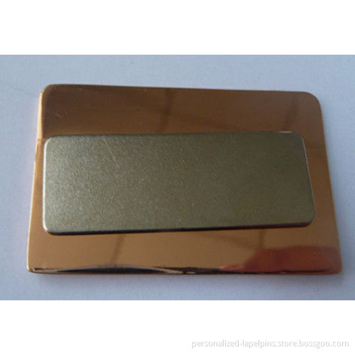 Beauty Brass Personalized Refrigerator Magnets / Sticker With Laser Logo For Promotions